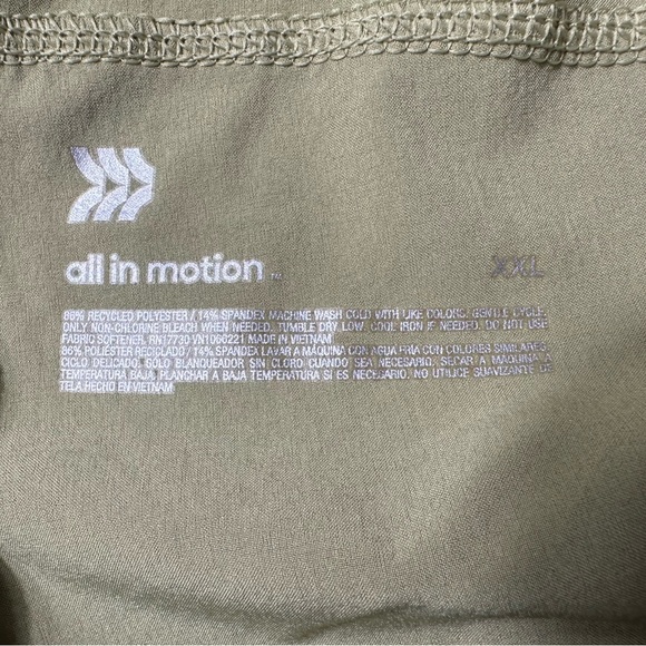 All In Motion Stretch Woven Cargo Jogger - Green - XXL - Picture 9 of 12